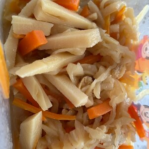 たけのこと切り干し大根の煮物